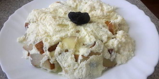 Рецепт вареного омлета с грушей нежные вершины