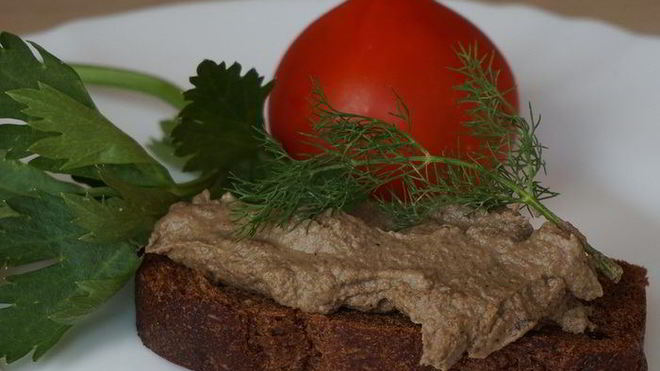 Рецепт куриного паштета с яблоком