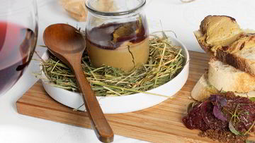 Рецепт Куриного паштета с желе из вина