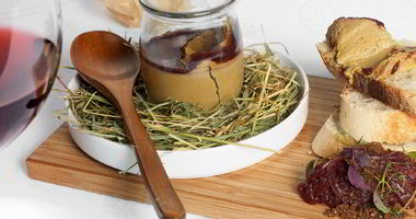 Рецепт Куриного паштета с желе из вина