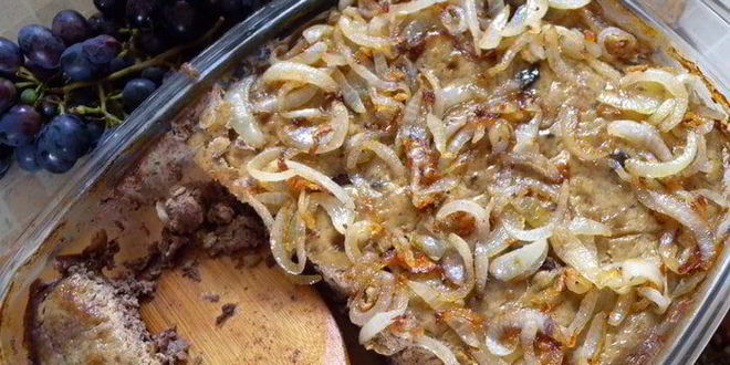 Рецепт Куриного паштета со сладким перцем и орехами