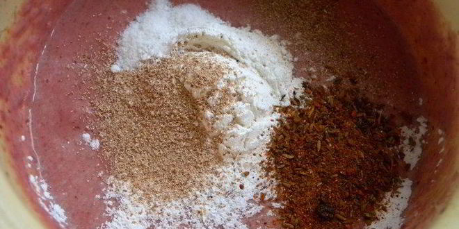 Рецепт куриного паштета со сладким перцем и орехами