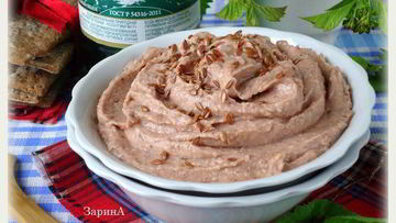 Рецепт Паштета из домашней фасоли с кумином