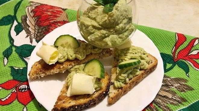 Рецепт паштета из фасоли с прованскими травами