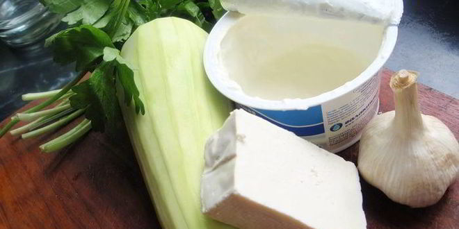 Рецепт паштета из кабачков с брынзой