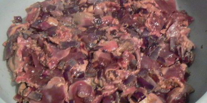 Рецепт паштета из куриной печени с брусничным желе