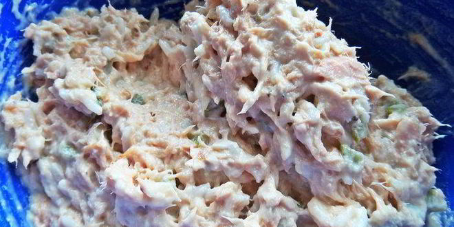 Рецепт паштета из тунца с яблоком и рисом