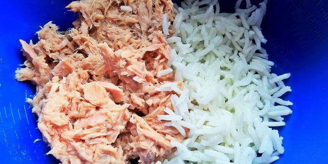 Рецепт паштета из тунца с яблоком и рисом