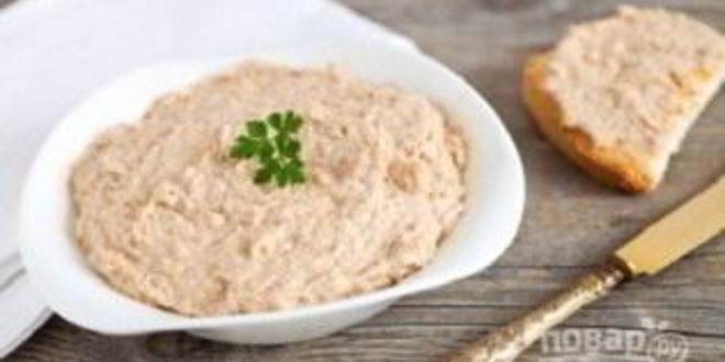 Рецепт паштета с тунцом