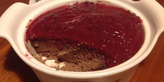 Рецепт Печеночного паштета с клюквенно-мятным желе