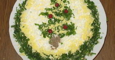 Рецепт Новогоднего печеночного торта