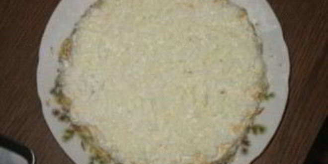 Рецепт новогоднего печеночного торта