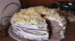 Рецепт Печеночного торта Нежность