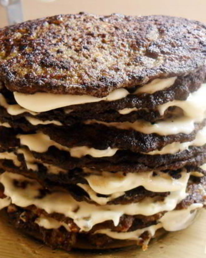 Рецепт печеночного торта нежность