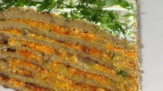 Рецепт Печеночного торта с блинами