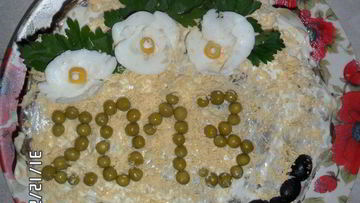 Рецепт Печеночного торта с корейской морковью