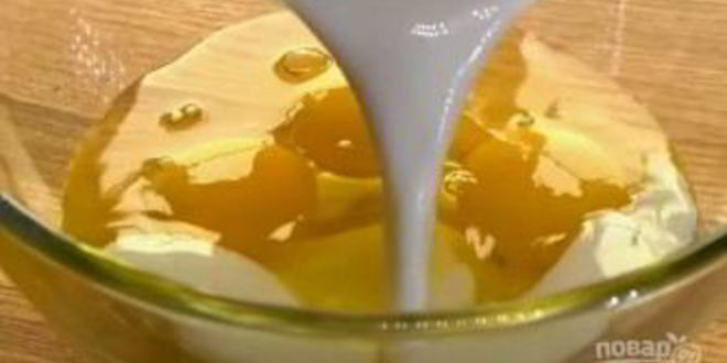 Рецепт печеночного торта с омлетом