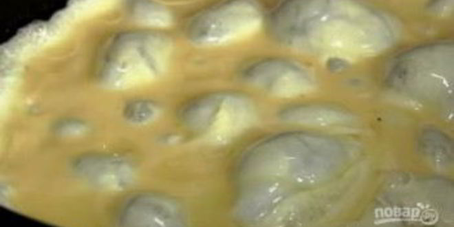 Рецепт печеночного торта с омлетом