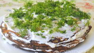 Рецепт Печеночного торта со сметаной