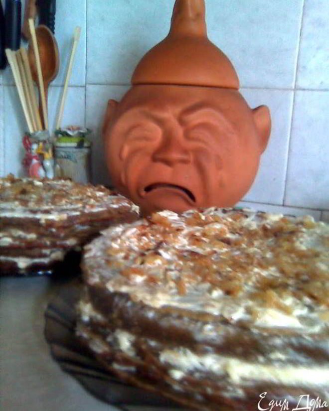 Рецепт печеночного торта