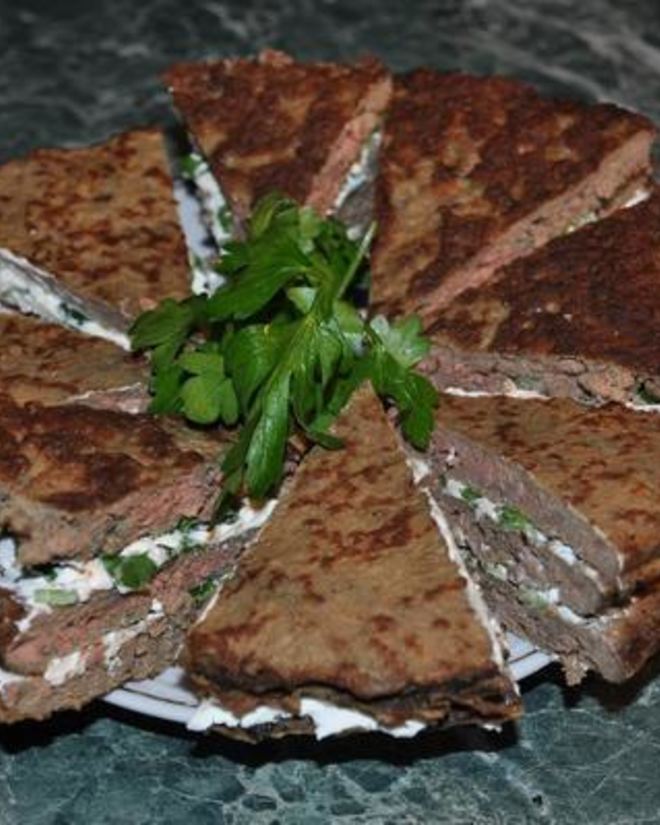 Рецепт печеночного тортика