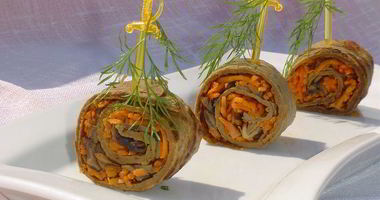 Рецепт Печеночных рулетиков