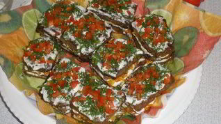 Рецепт Печеночных тортиков Праздничное настроение