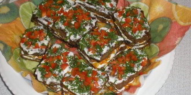 Рецепт Печеночных тортиков Праздничное настроение