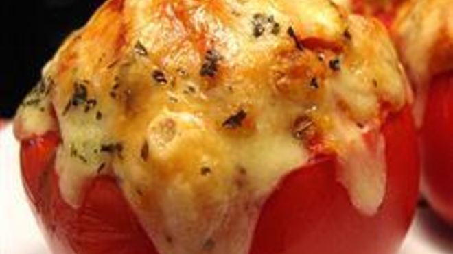 Рецепт помидоров фаршированных мясом и грибами