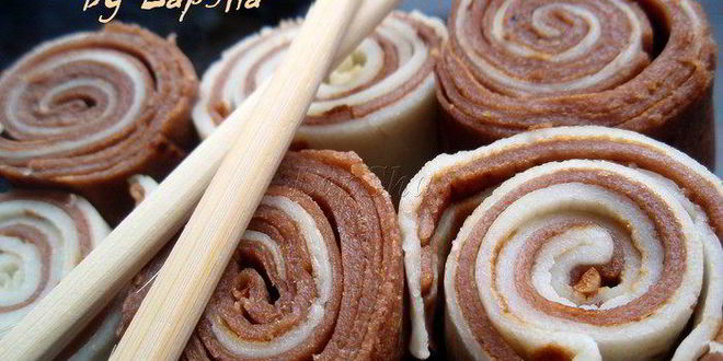 Рецепт блинных роллов воскресное утро