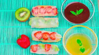 Рецепт Фруктовых спринг-роллы