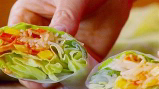 Рецепт Овощных роллов с майонезом чили