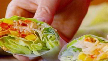 Рецепт Овощных роллов с майонезом чили