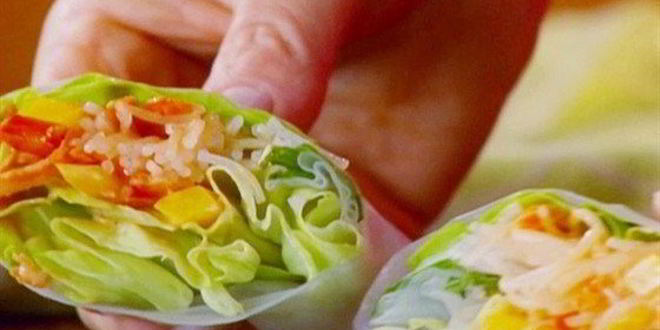 Рецепт Овощных роллов с майонезом чили