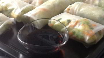 Рецепт Овощных спринг-роллы