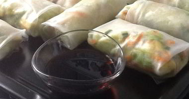 Рецепт Овощных спринг-роллы