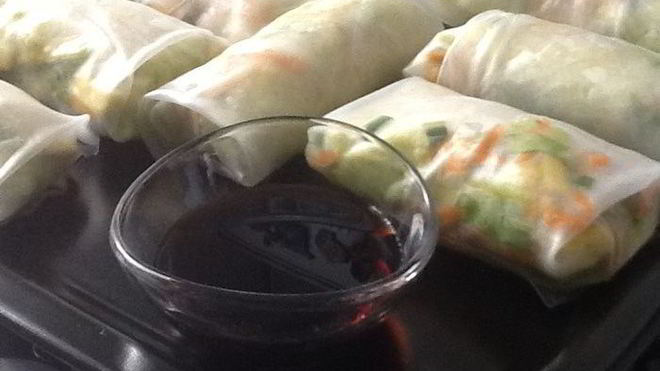 Рецепт овощных спринг-роллы