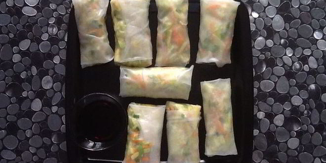 Рецепт овощных спринг-роллы