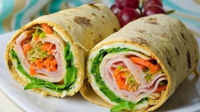 Рецепт ролла с ветчиной и сыром