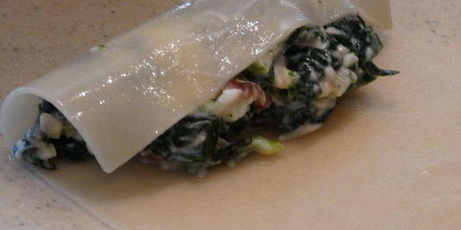 Рецепт роллов из лазаньи