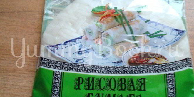 Рецепт роллов по-тайски
