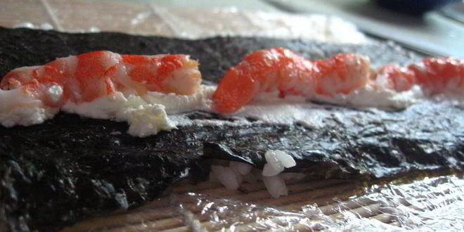 Рецепт роллов с креветками