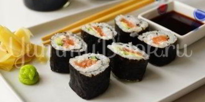 Рецепт роллов с лососем и филадельфией
