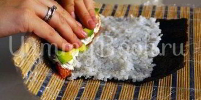 Рецепт роллов с лососем и филадельфией