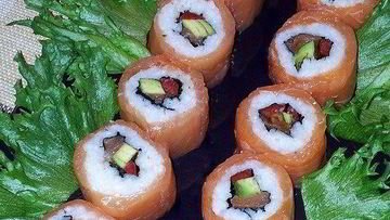 Рецепт Роллов с лососем