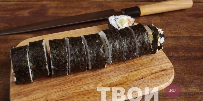 Рецепт роллов с семгой
