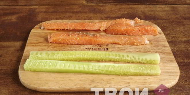 Рецепт роллов с семгой