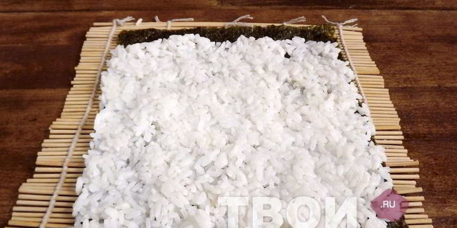 Рецепт роллов с семгой