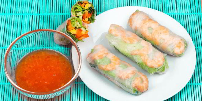 Рецепт Спринга-роллов с креветками