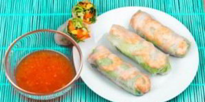 Рецепт спринга-роллов с креветками